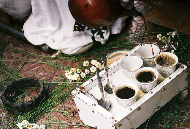 พิธีชงกาแฟเอธิโอเปีย
