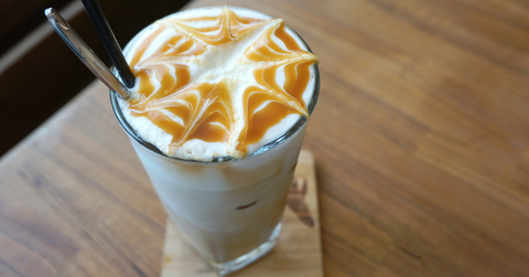 มะพร้าวคาราเมลลาเต้ (Coconut Caramel Latte) สอนชง แจกสูตร