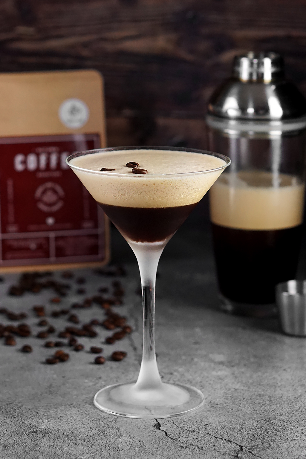 เมนู Espresso martini สูตรสำหรับค็อกเทลกาแฟ