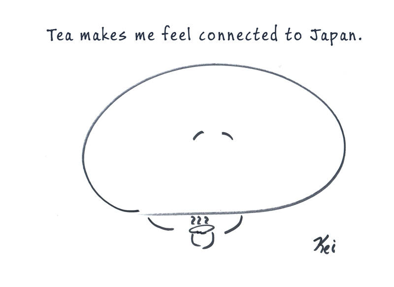 ชาทำให้ฉันรู้สึกผูกพันกับญี่ปุ่น