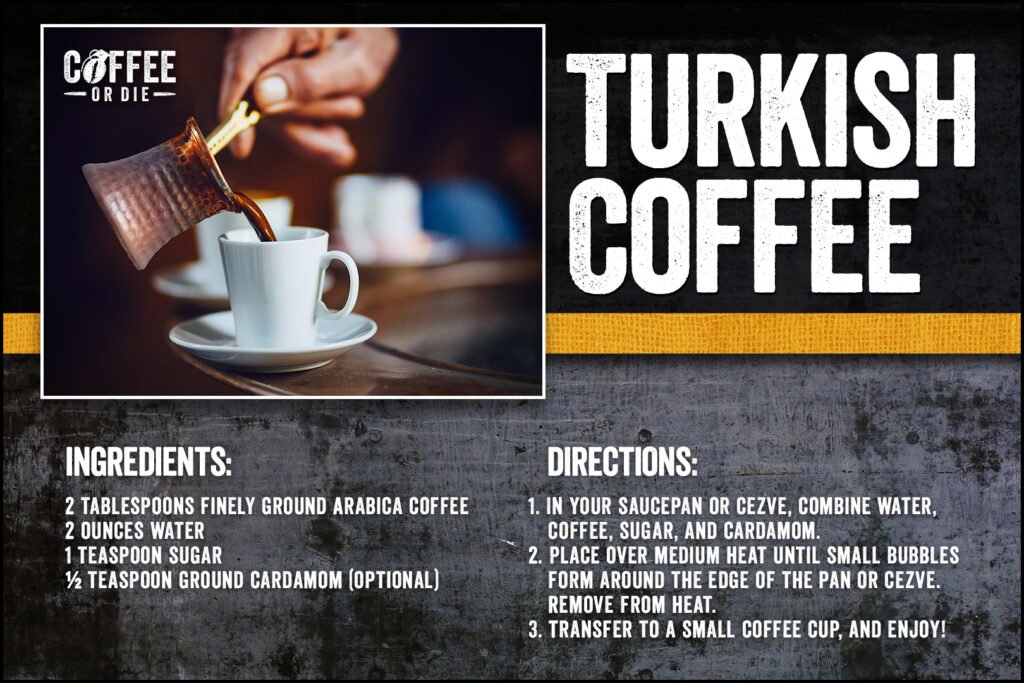 กาแฟตุรกี วิธีทำกาแฟตุรกีแบบดั้งเดิม