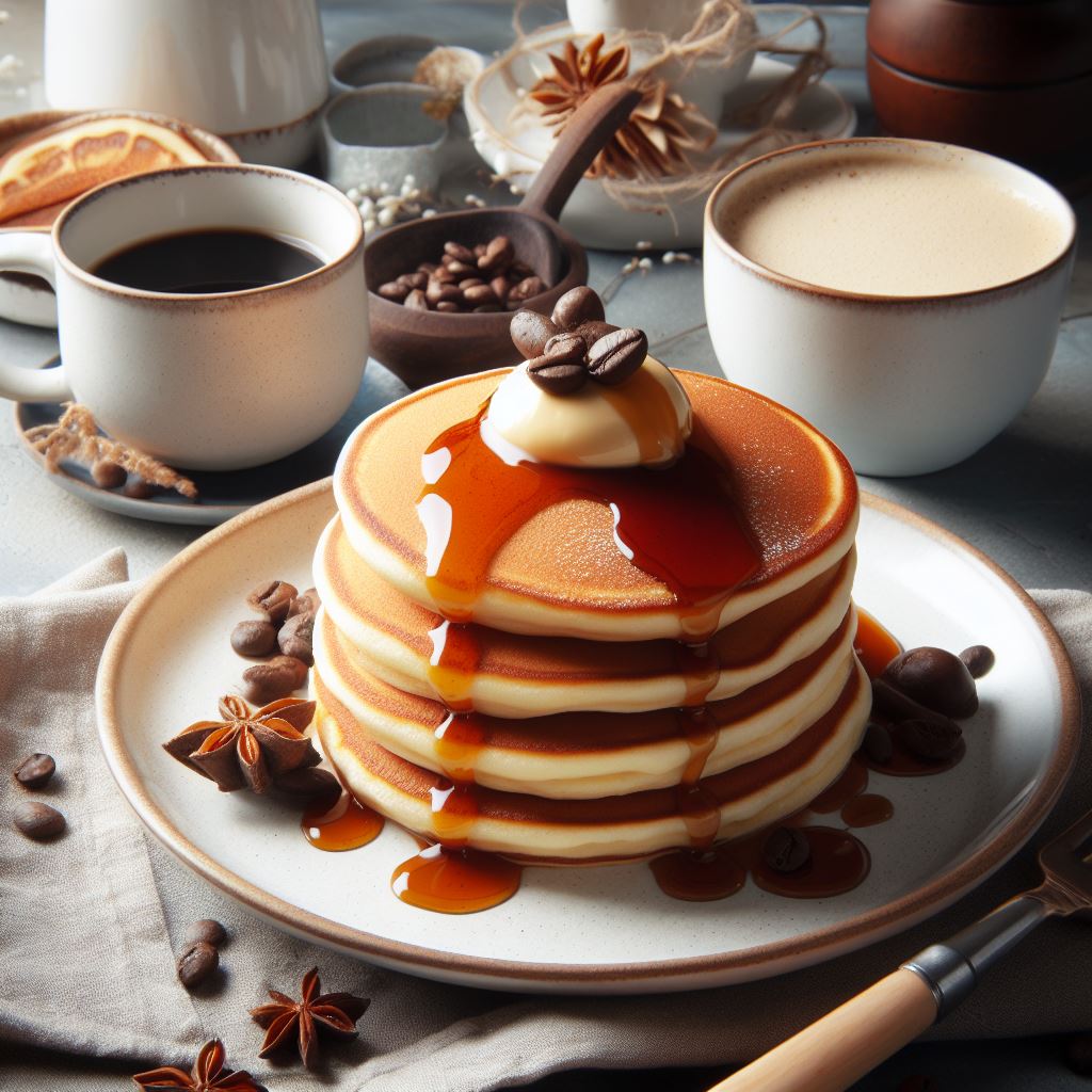 Fluffy Coffee Pancakes