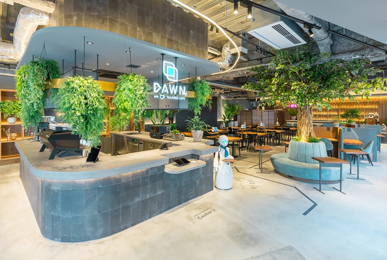 ร้าน Dawn Avatar Robot Cafe ในกรุงโตเกียว ประเทศญี่ปุ่น ร้านกาแฟในโตเกียวที่ให้บริการโดยบาริสต้าผู้พิการ